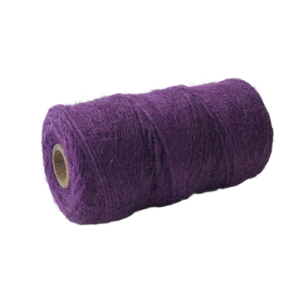 Juteschnur Aubergine